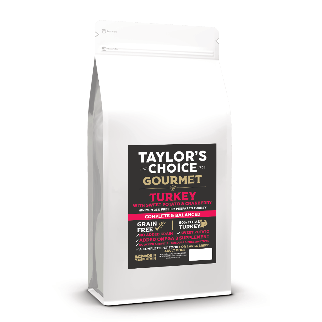 Taylors Gourmet Adult Large Breed Turkey & Sweet Potato image 0
